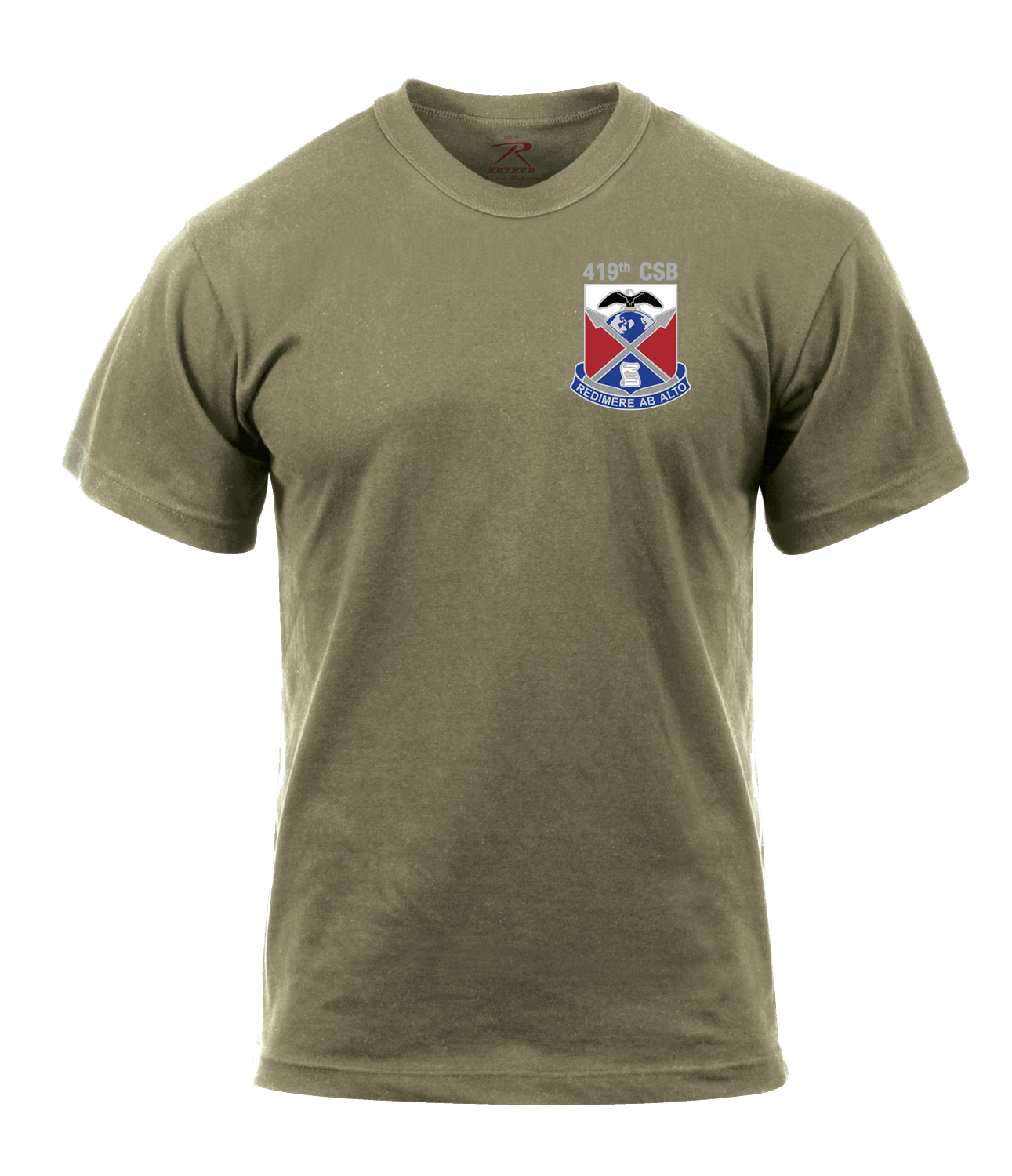 419th CSB AR 670-1 Coyote Brown T-Shirt