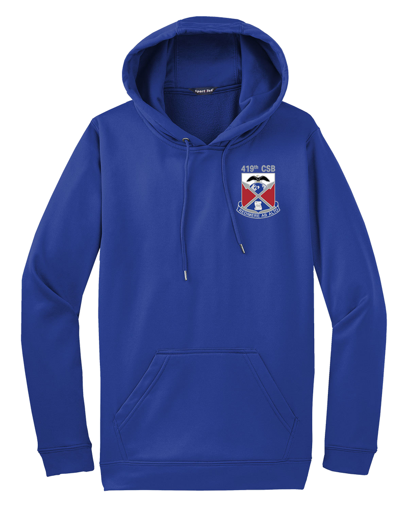 419th CSB Fleece Hooded Pullover