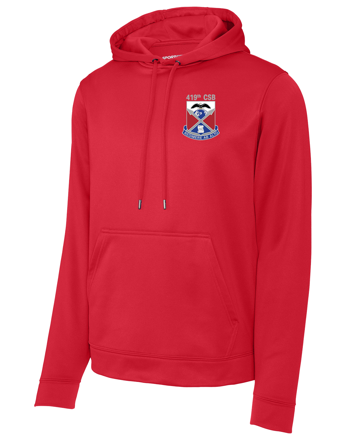 419th CSB Fleece Hooded Pullover