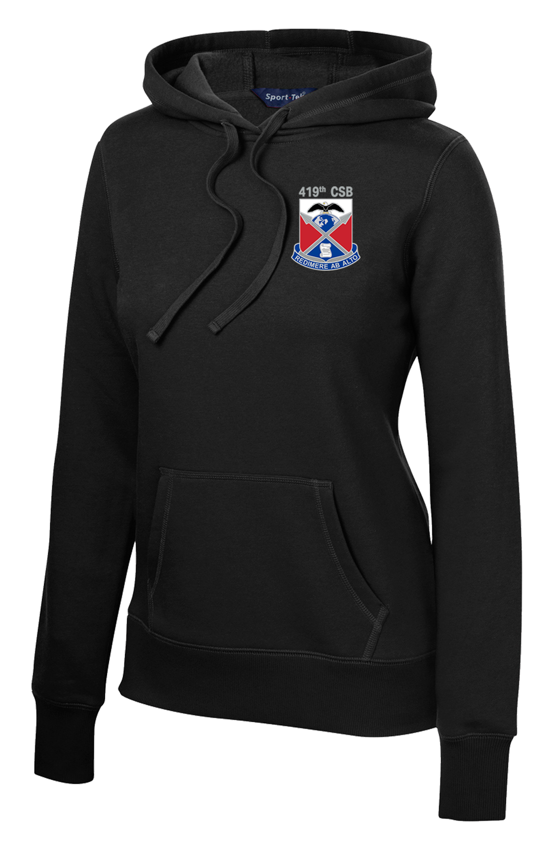 419th CSB Ladies Poly/Cotton Blend Hoodie
