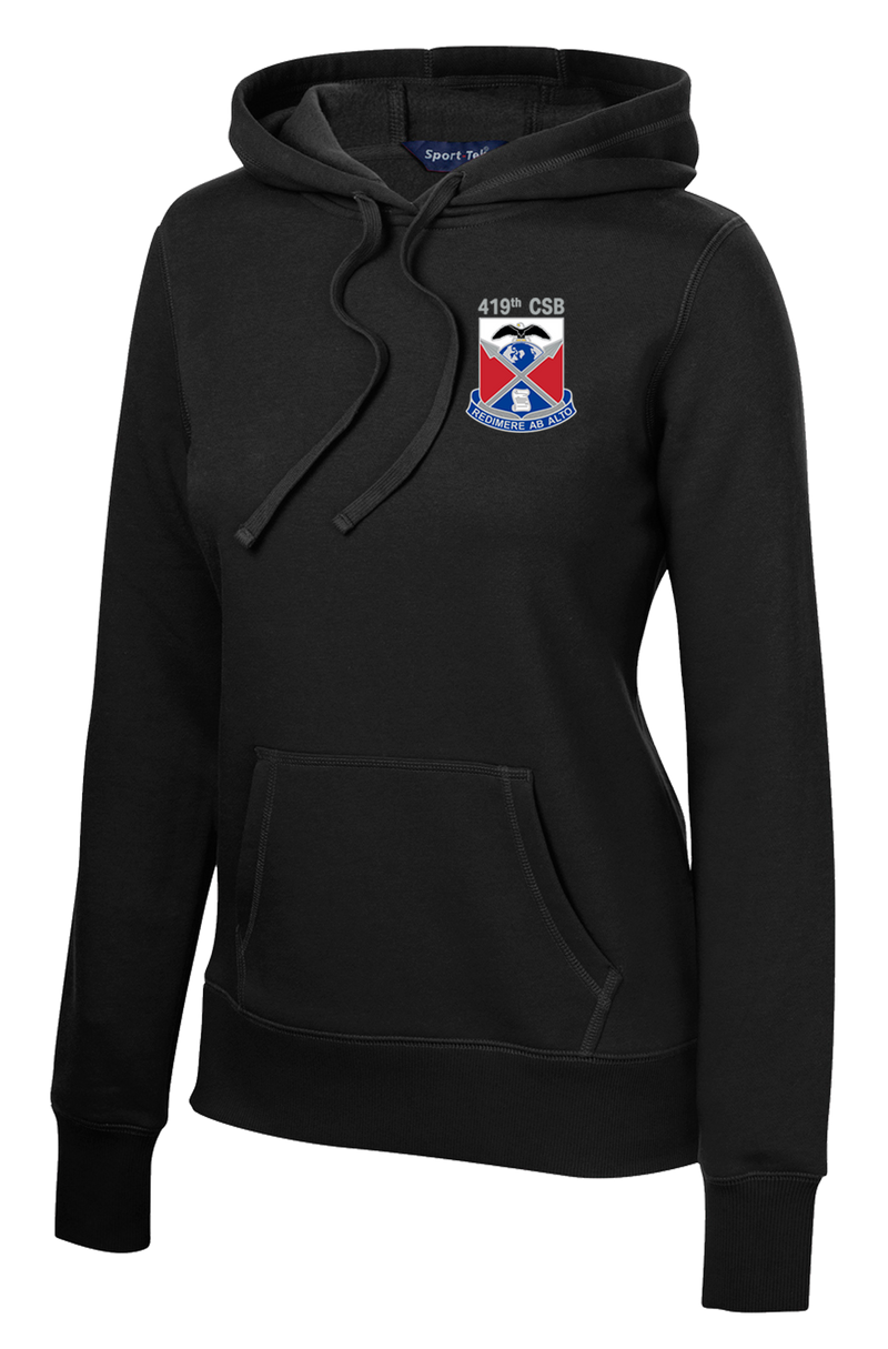 419th CSB Ladies Poly/Cotton Blend Hoodie