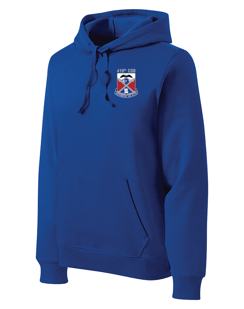 419th CSB Poly/Cotton Blend Hoodie