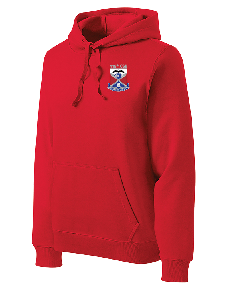 419th CSB Poly/Cotton Blend Hoodie