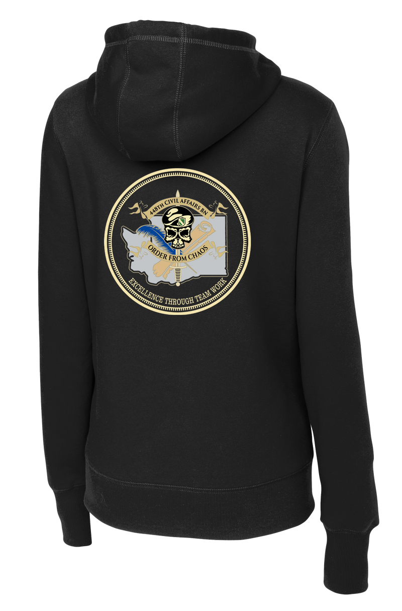 448th Civil Affairs Battalion Ladies Poly/Cotton Blend Hoodie