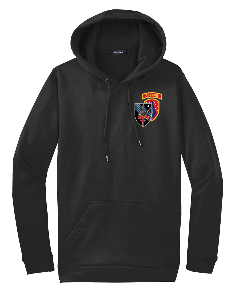 4th BN 5th SFAB Fleece Hooded Pullover