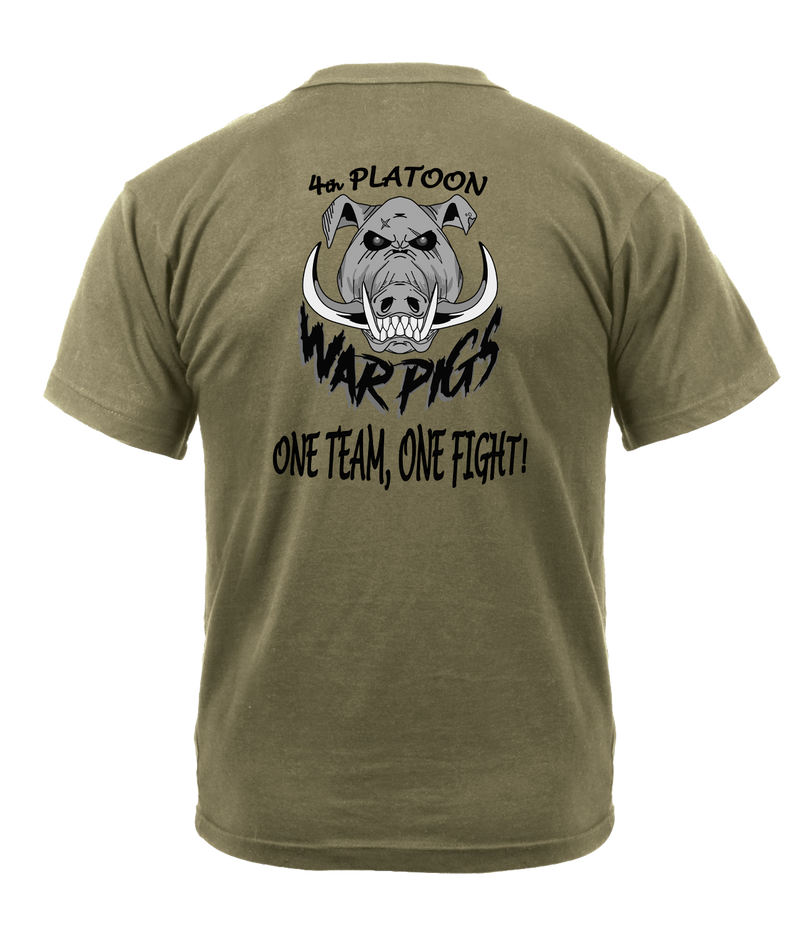 4th PLT 539th CTC(L) AR 670-1 Coyote Brown T-Shirt