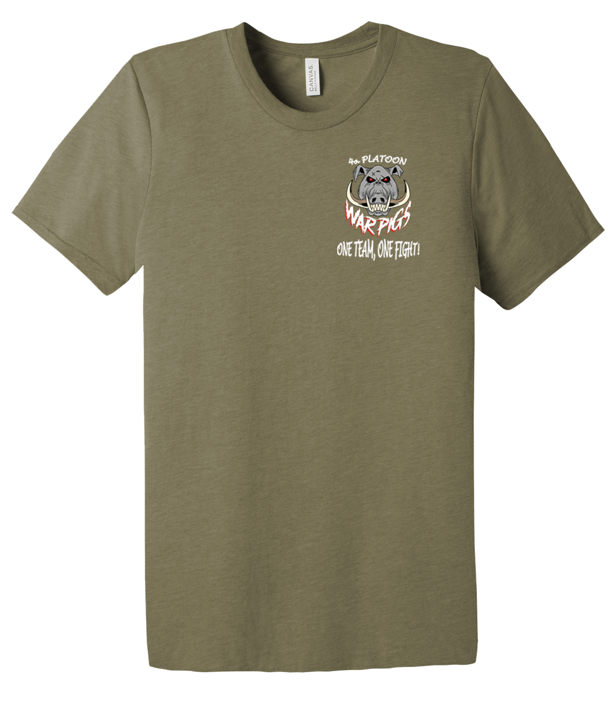 4th PLT 539th CTC(L) Unisex Triblend Short Sleeve Tee - NOT 670-1 APPROVED