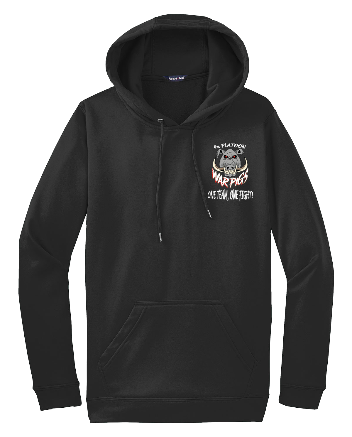 4th PLT 539th CTC(L) Fleece Hooded Pullover - ONLY BLACK IS PT APPROVED