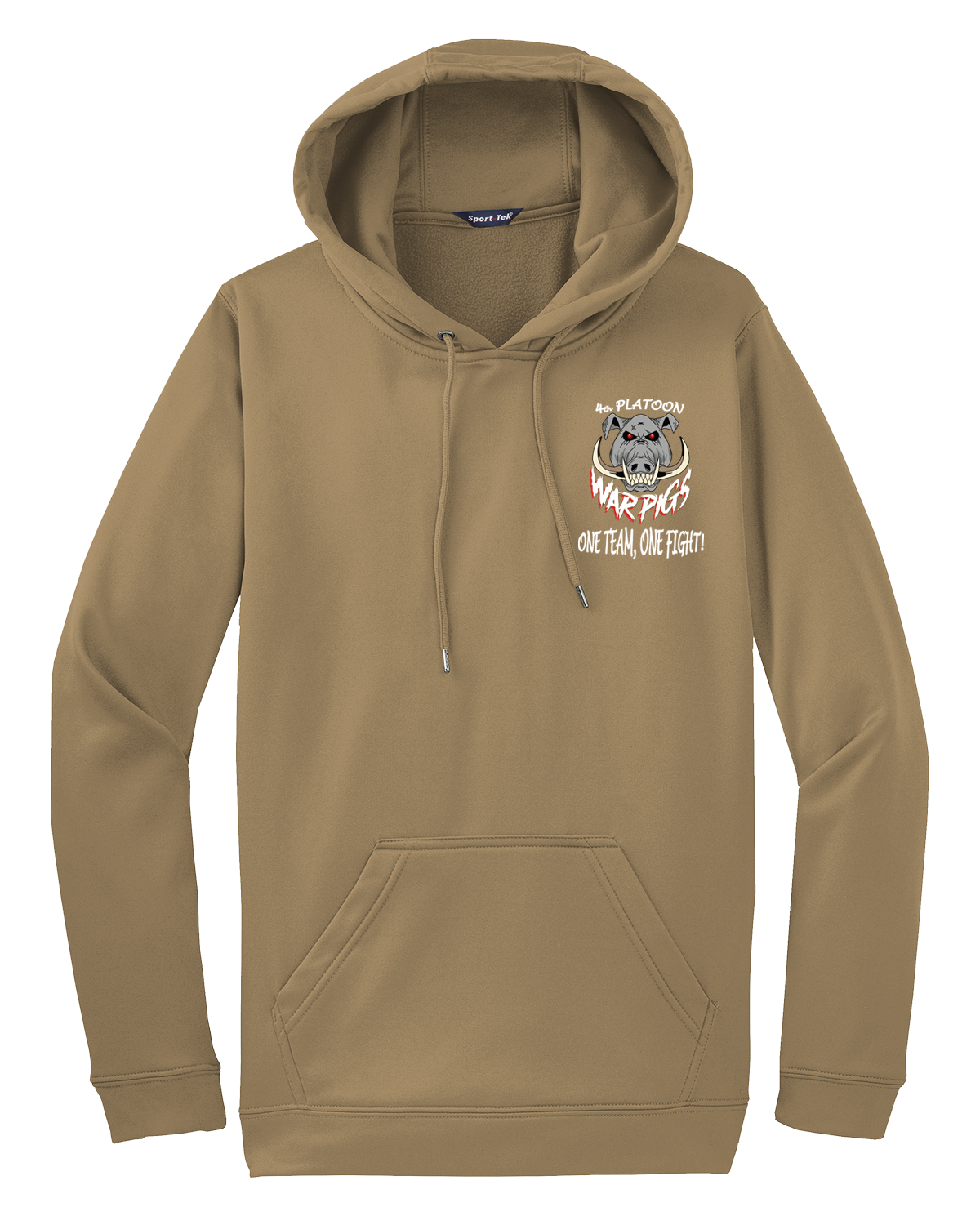 4th PLT 539th CTC(L) Fleece Hooded Pullover - ONLY BLACK IS PT APPROVED