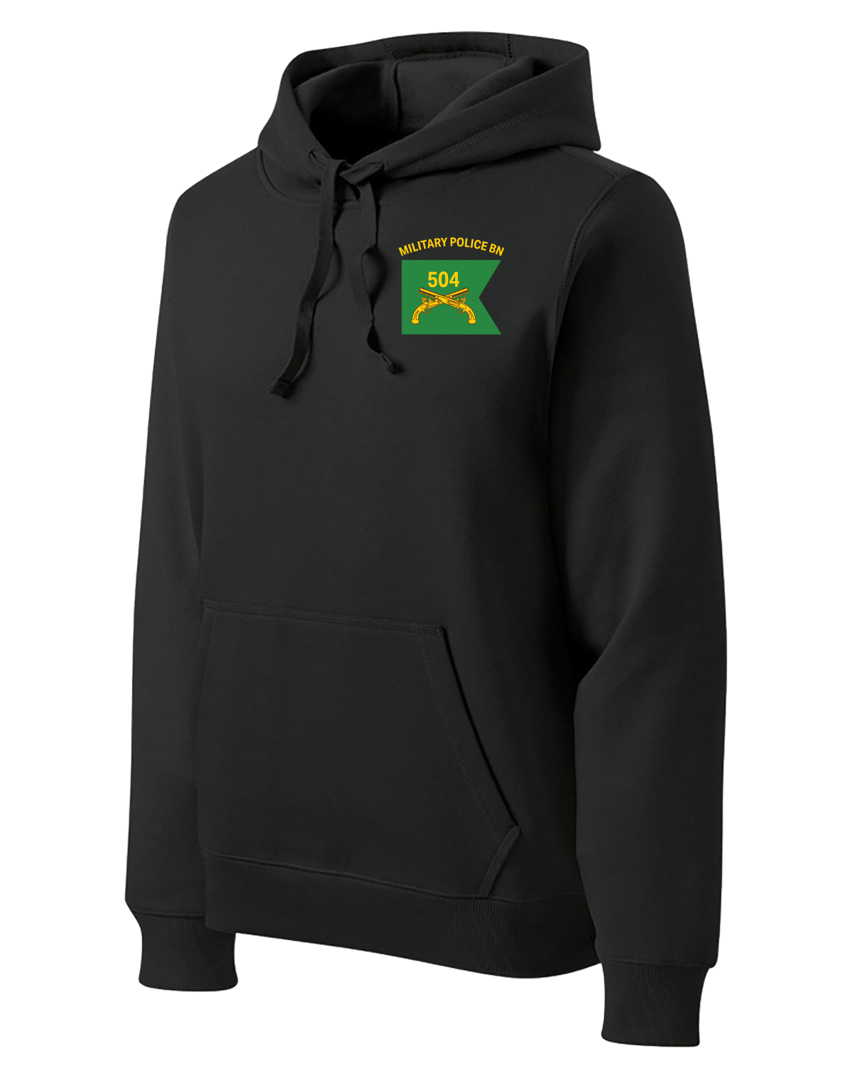 504th MP BN Poly/Cotton Blend Hoodie