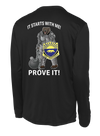 508th MP BN Long Sleeve Competitor Tee with CUSTOS on the Left Sleeve