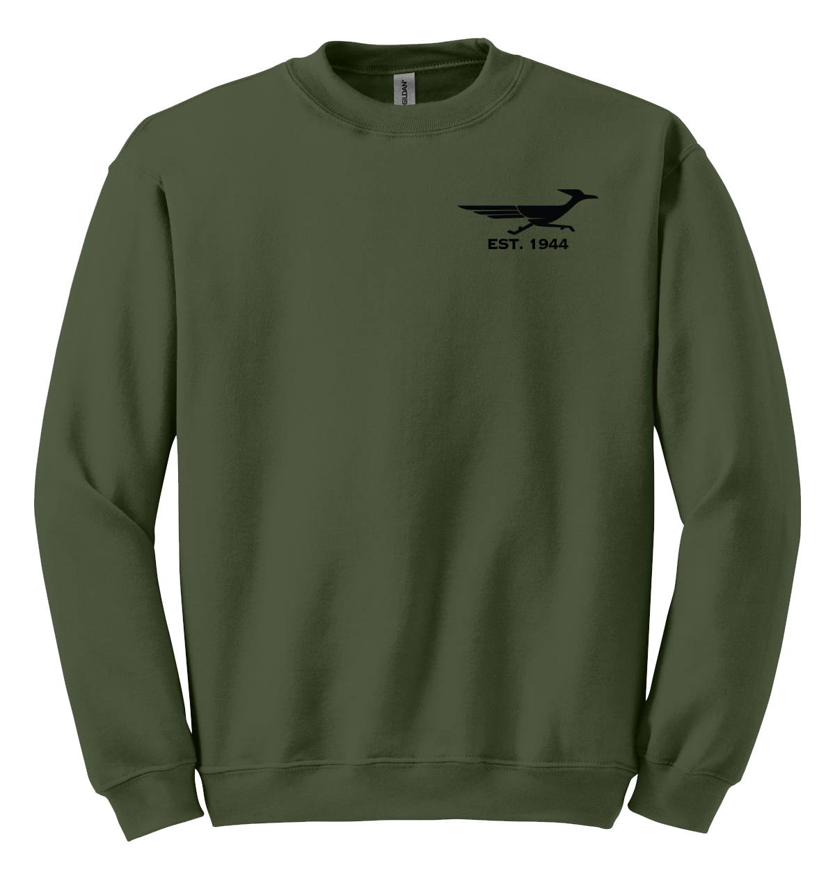 513th TC Blend Crewneck Sweatshirt Military Green Roadrunner