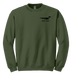 513th TC Blend Crewneck Sweatshirt Military Green Roadrunner