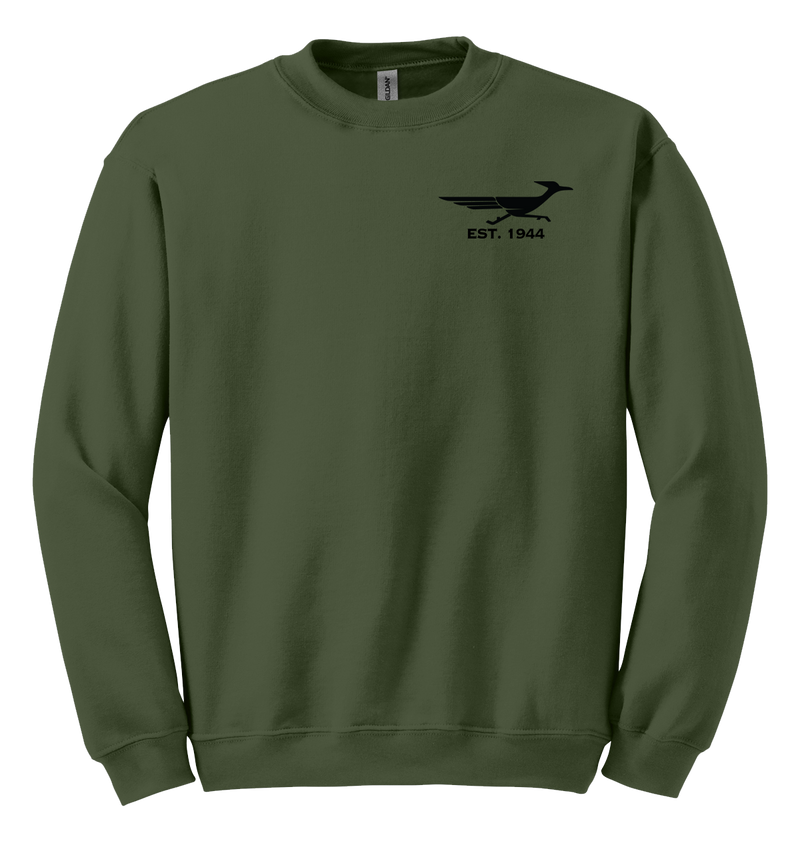 513th TC Blend Crewneck Sweatshirt Military Green Roadrunner