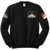 529th Med Det Blend Crewneck Sweatshirt with Two Sleeve Print