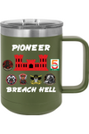 511th Pioneer Troop 15oz Insulated Coffee Mug with Slider Lid