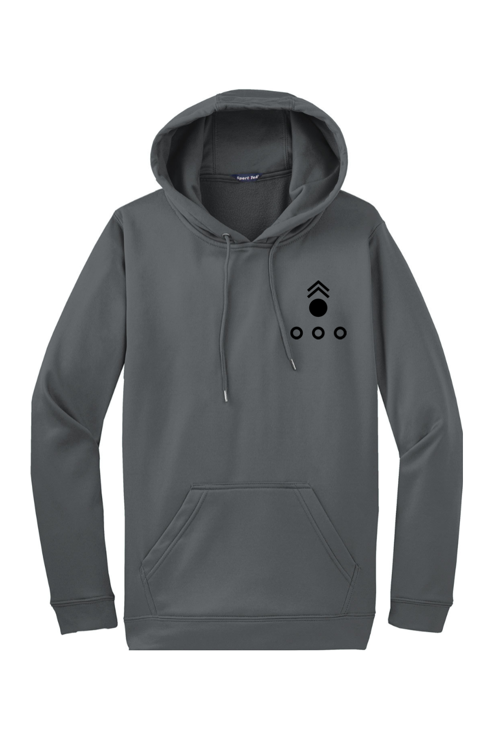 LCLS HIMARS Black Left Chest Design Fleece Hooded Pullover