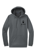 LCLS HIMARS Black Left Chest Design Fleece Hooded Pullover
