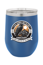 114th Signal Battalion 12oz Insulated Wine Tumbler