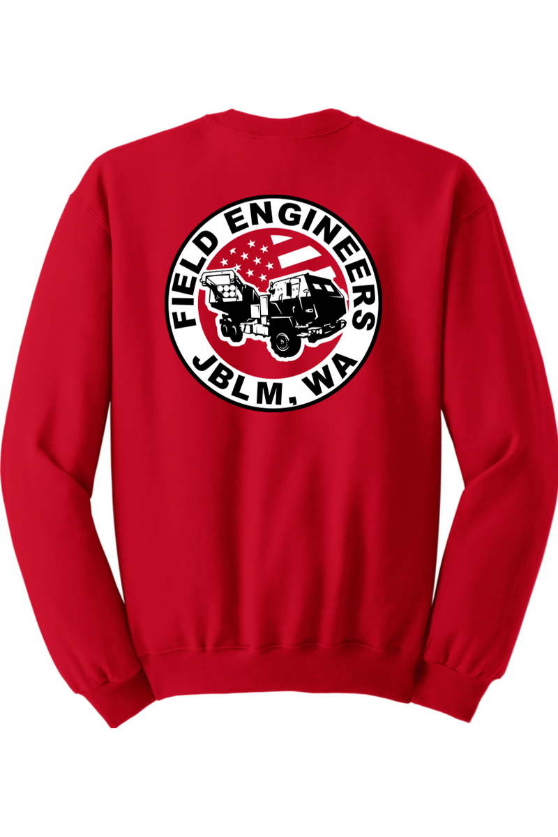 LCLS HIMARS Black Left Chest Design Crewneck Sweatshirt