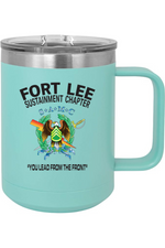 Fort Lee SAMC 15oz Insulated Coffee Mug with Slider Lid