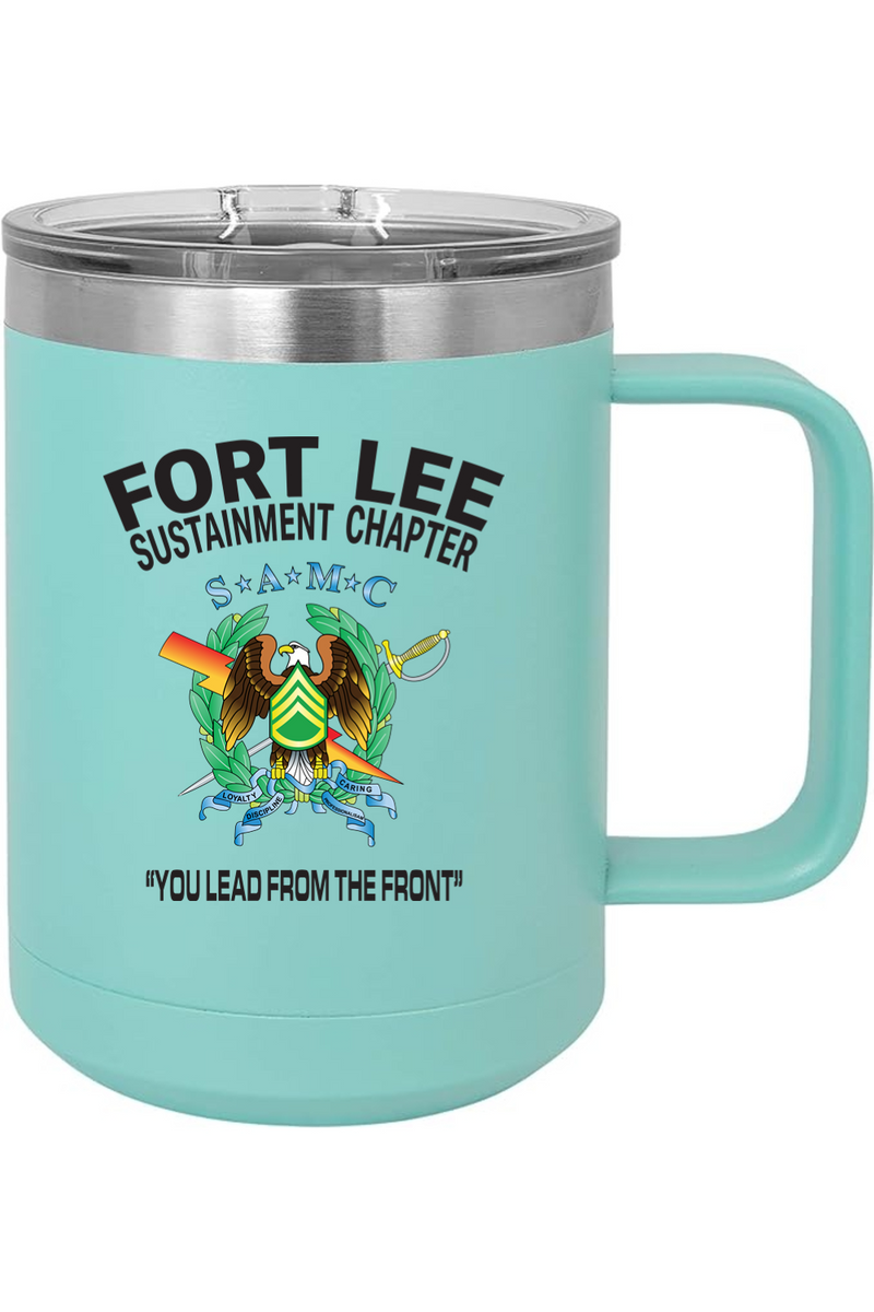 Fort Lee SAMC 15oz Insulated Coffee Mug with Slider Lid
