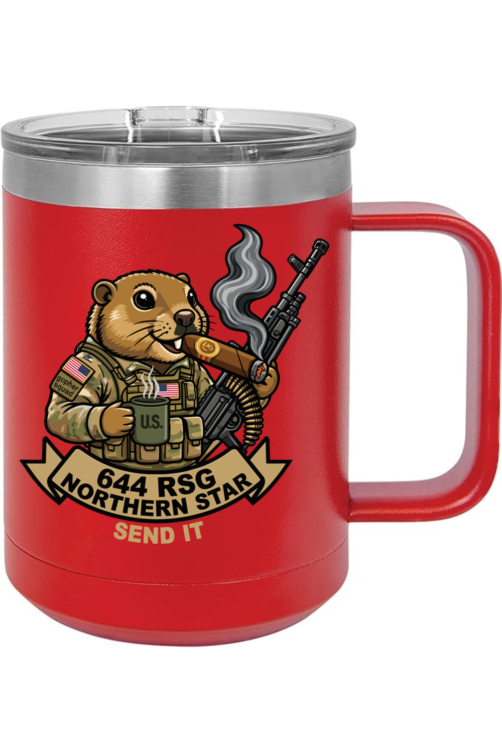 644th RSG 15oz Insulated Coffee Mug with Slider Lid
