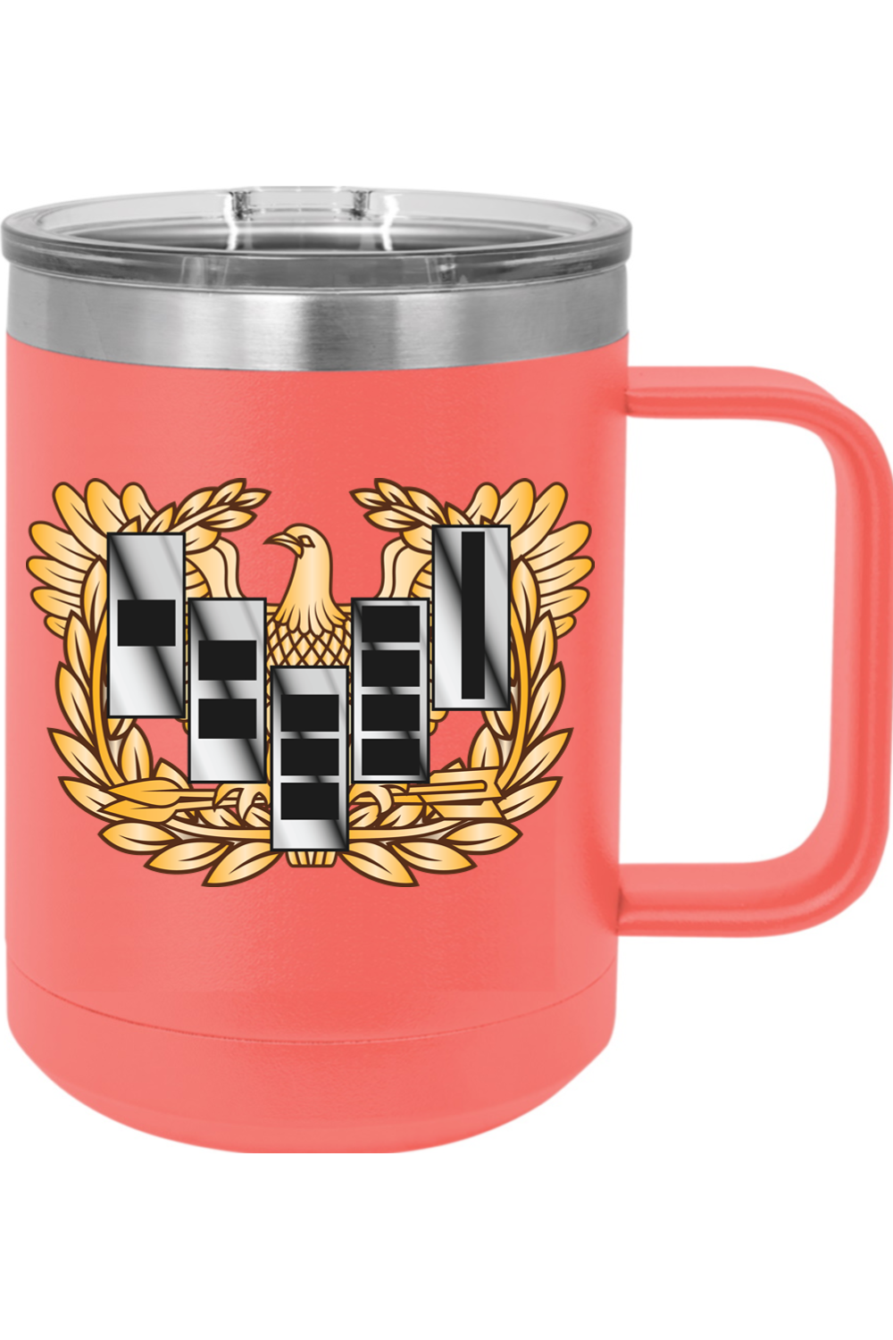 Warrant Officer 15oz Insulated Coffee Mug with Slider Lid