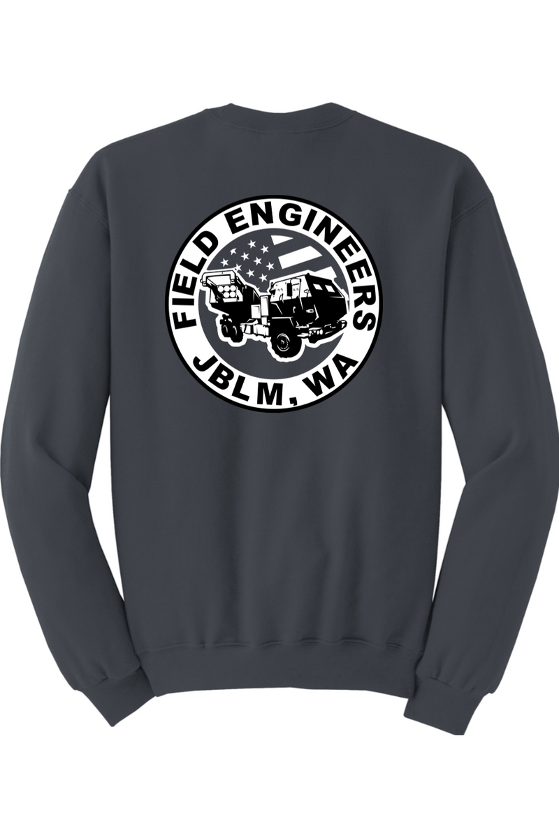 LCLS HIMARS Black Left Chest Design Crewneck Sweatshirt