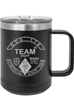 ODA 176 Team Snuff 15oz Insulated Coffee Mug with Slider Lid