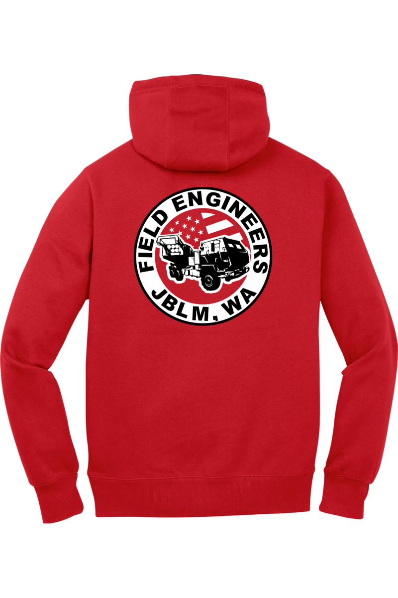 LCLS HIMARS Black Left Chest Design Pullover Hooded Sweatshirt