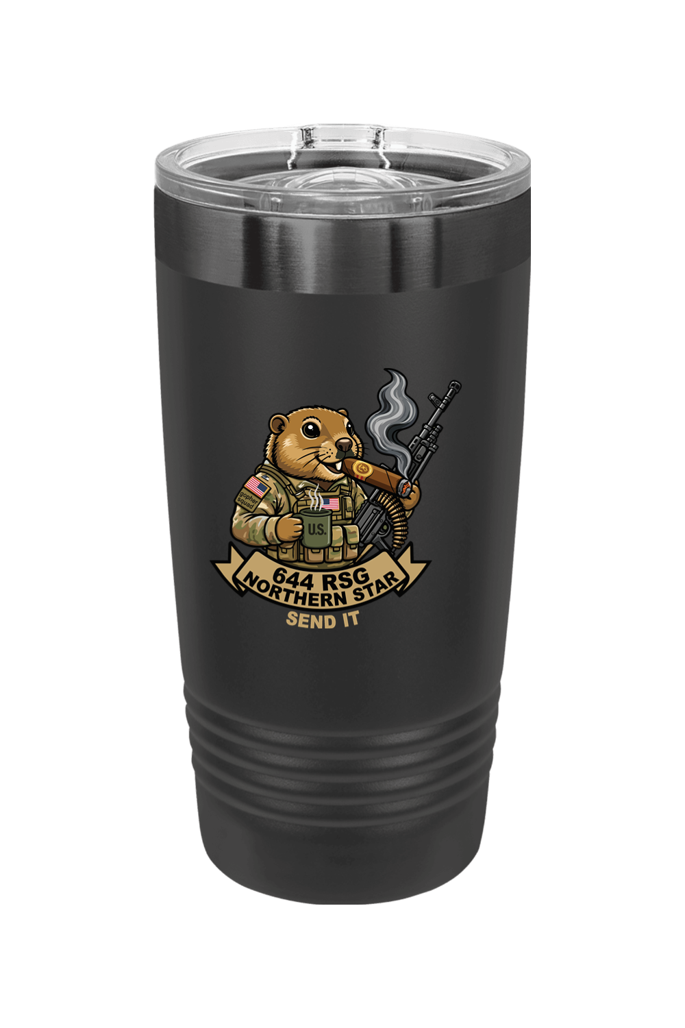 644th RSG 20 oz. ION-Plated Ringneck Insulated Tumbler with Slider Lid