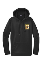 114th Signal Battalion Fleece Hooded Pullover front & back design