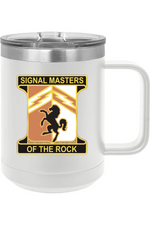 114th Signal Battalion 15oz Insulated Coffee Mug with Slider Lid