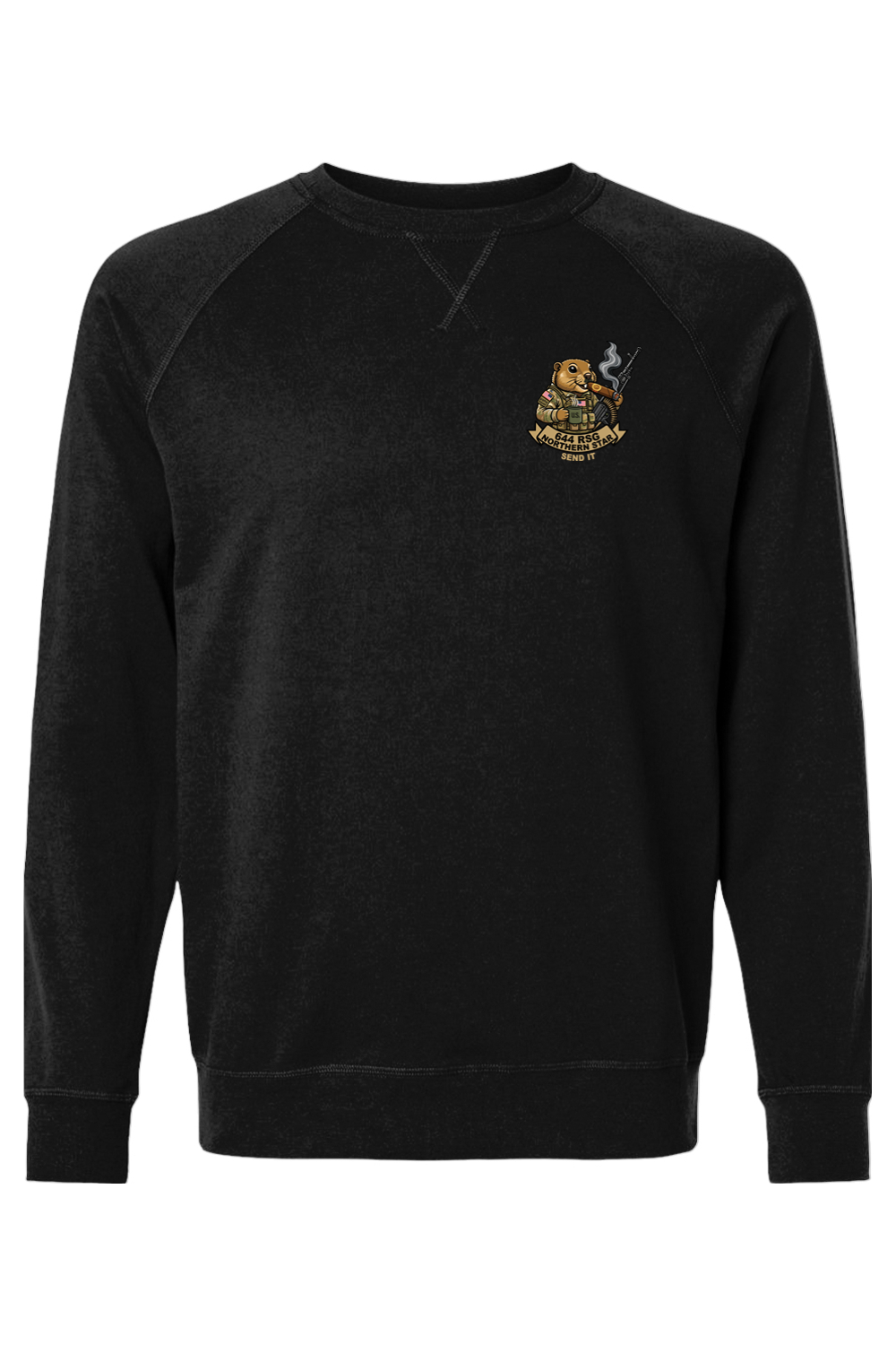 644th RSG Next Level Laguna Raglan Crewneck Long Sleeve T
