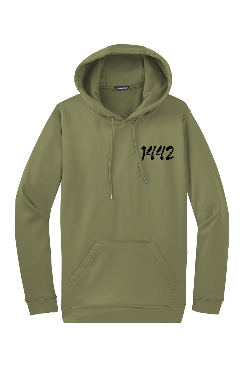 1st SFG Team 1442 Fleece Hooded Pullover with Black Design