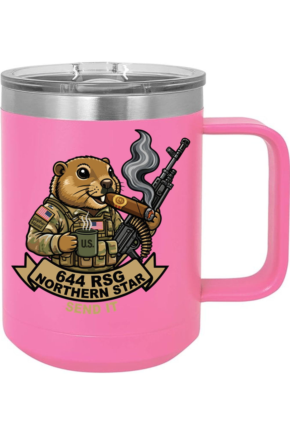 644th RSG 15oz Insulated Coffee Mug with Slider Lid