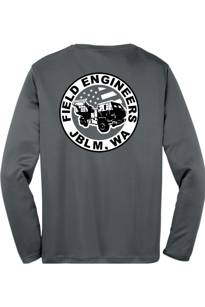 LCLS HIMARS Black Left Chest Design Long Sleeve Competitor Tee