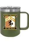 114th Signal Battalion 15oz Insulated Coffee Mug with Slider Lid
