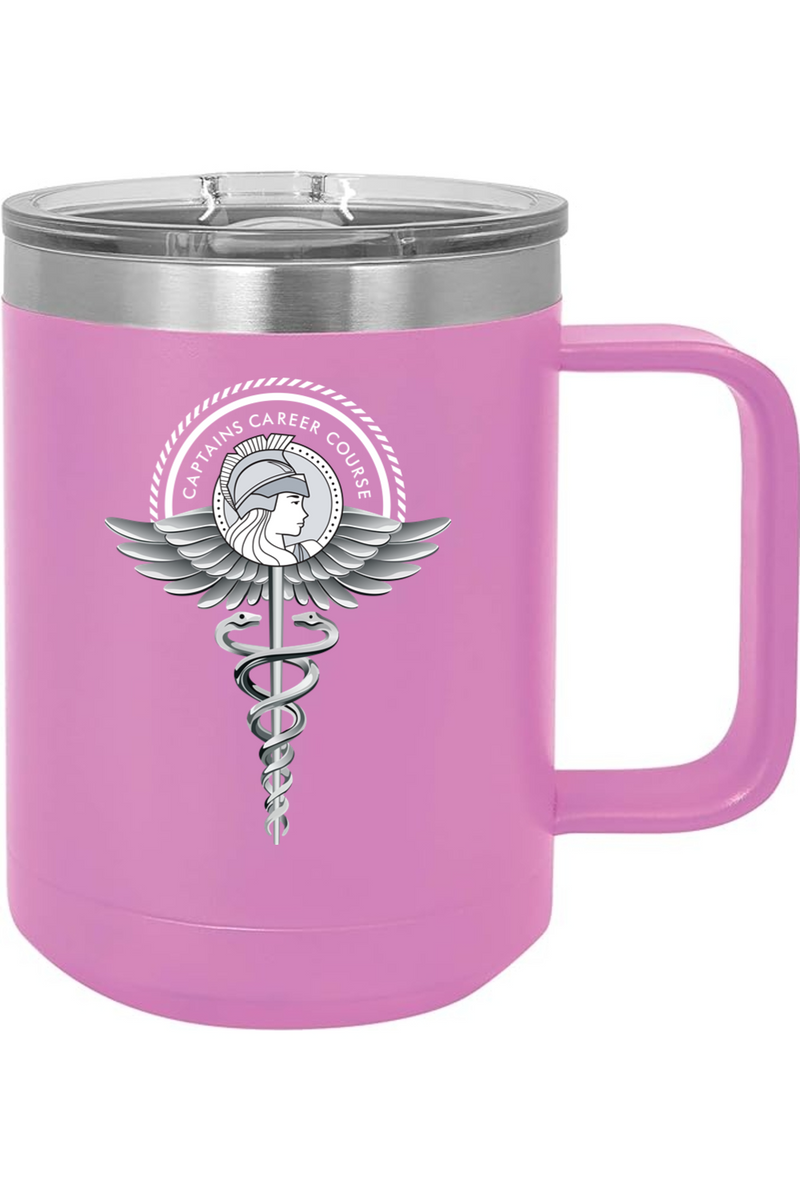 US Army Medical CoE 15oz Insulated Coffee Mug with Slider Lid