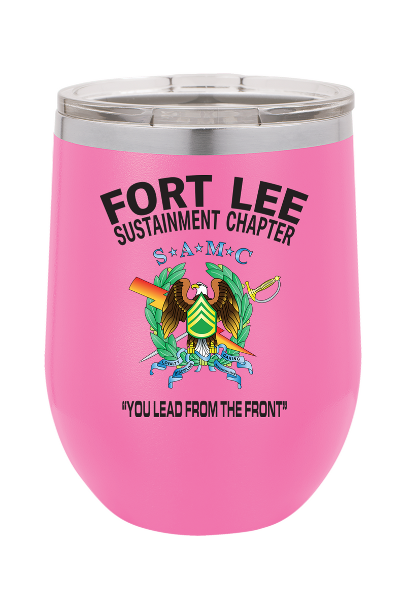 Fort Lee SAMC 12oz Insulated Wine Tumbler