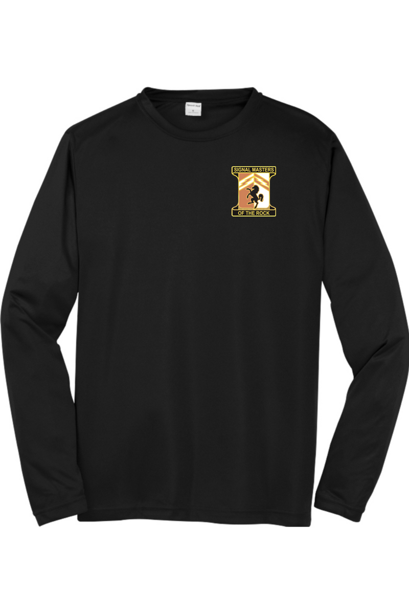 114th Signal Battalion Long Sleeve Competitor Tee front & back design