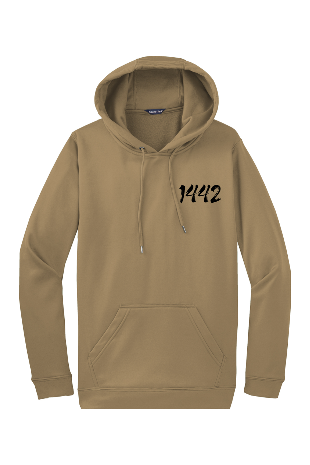 1st SFG Team 1442 Fleece Hooded Pullover with Black Design