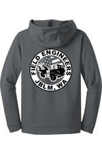LCLS HIMARS Black Left Chest Design Fleece Hooded Pullover