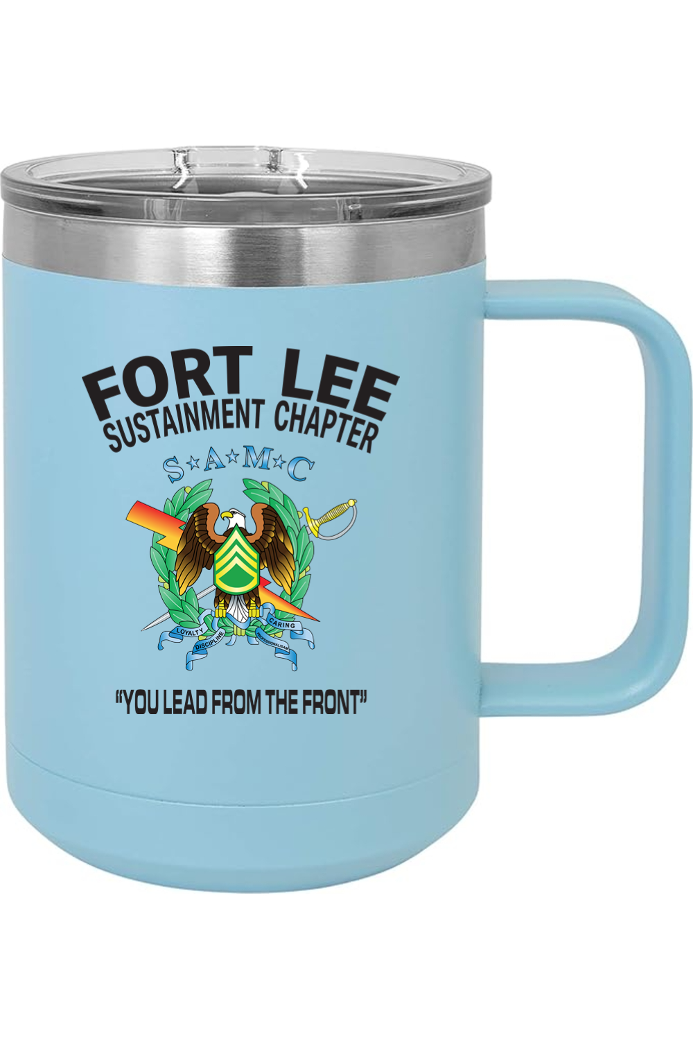 Fort Lee SAMC 15oz Insulated Coffee Mug with Slider Lid