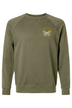 Warrant Officer Next Level Laguna Raglan Crewneck Long Sleeve T