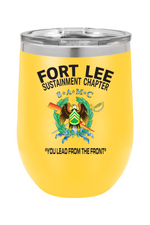 Fort Lee SAMC 12oz Insulated Wine Tumbler