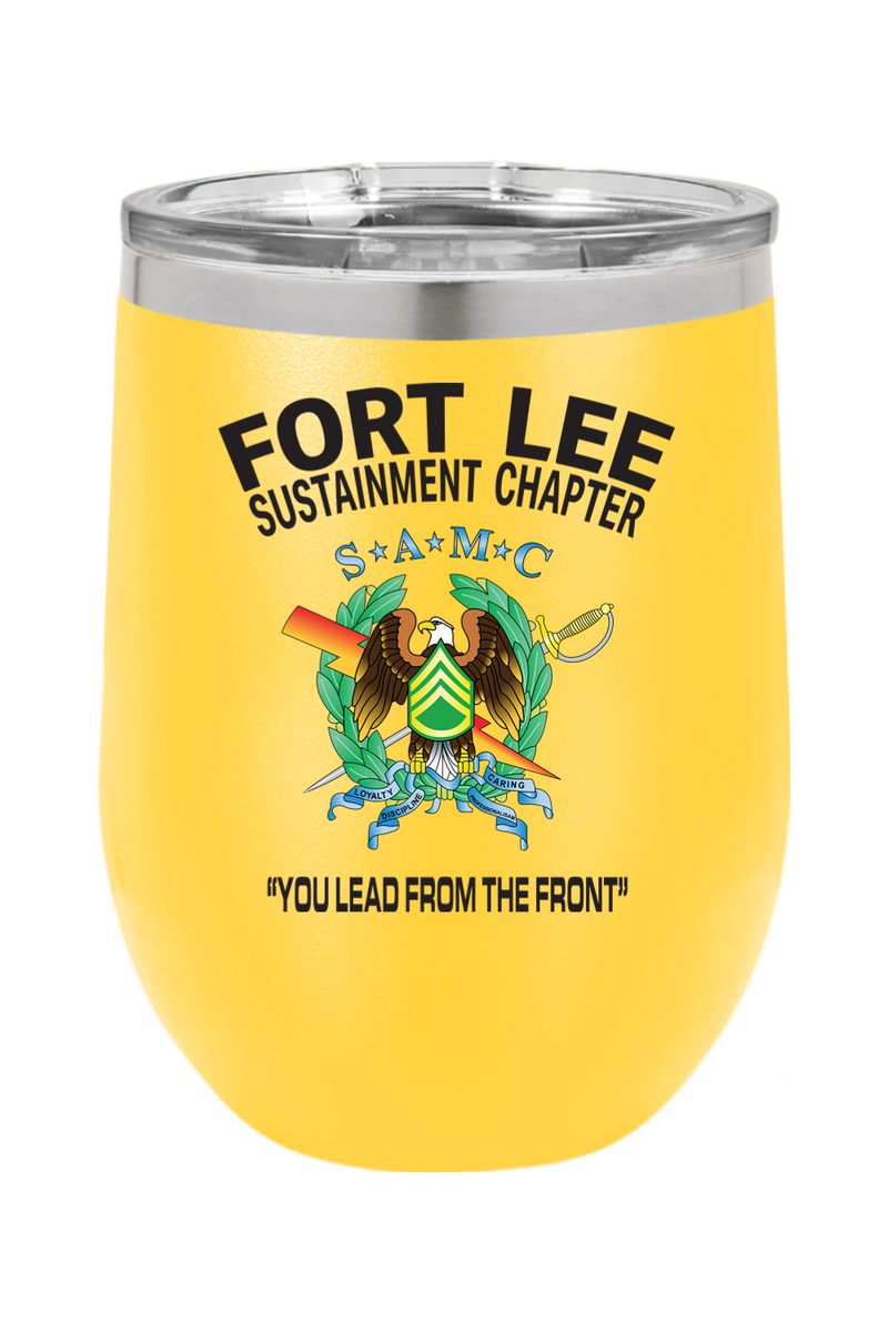 Fort Lee SAMC 12oz Insulated Wine Tumbler