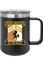 114th Signal Battalion 15oz Insulated Coffee Mug with Slider Lid