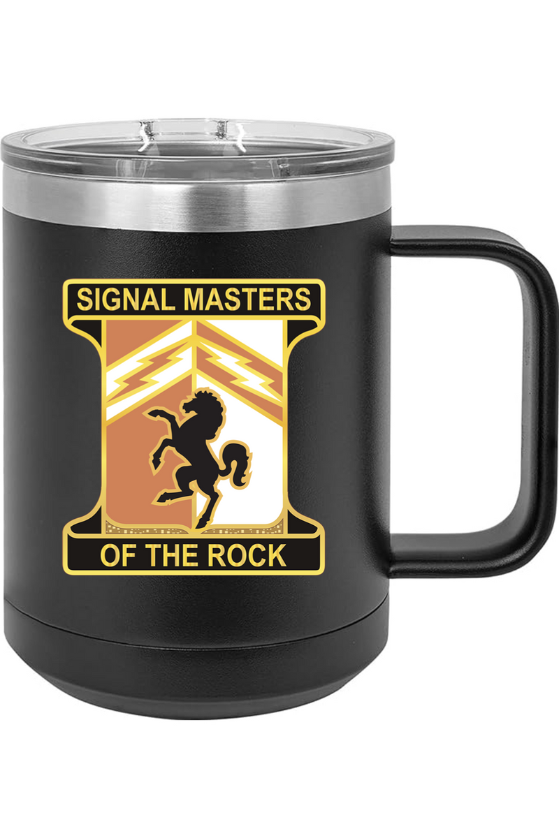 114th Signal Battalion 15oz Insulated Coffee Mug with Slider Lid